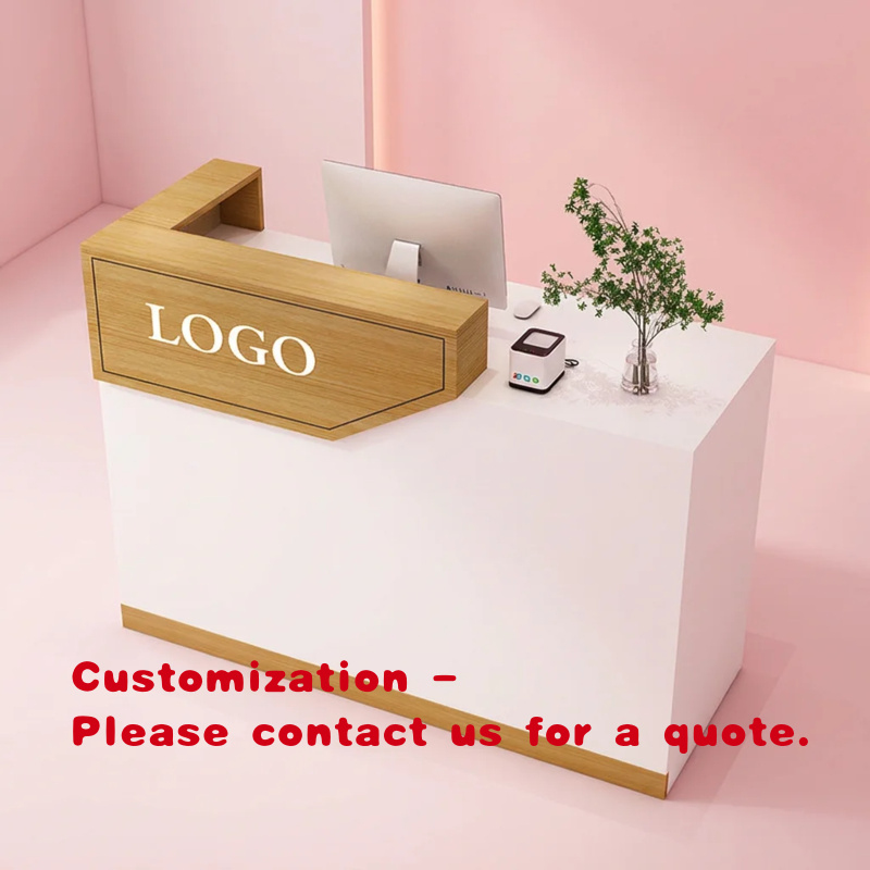 Office Furniture Installation - custom.Wooden Hotel Reception Desk Modern Office