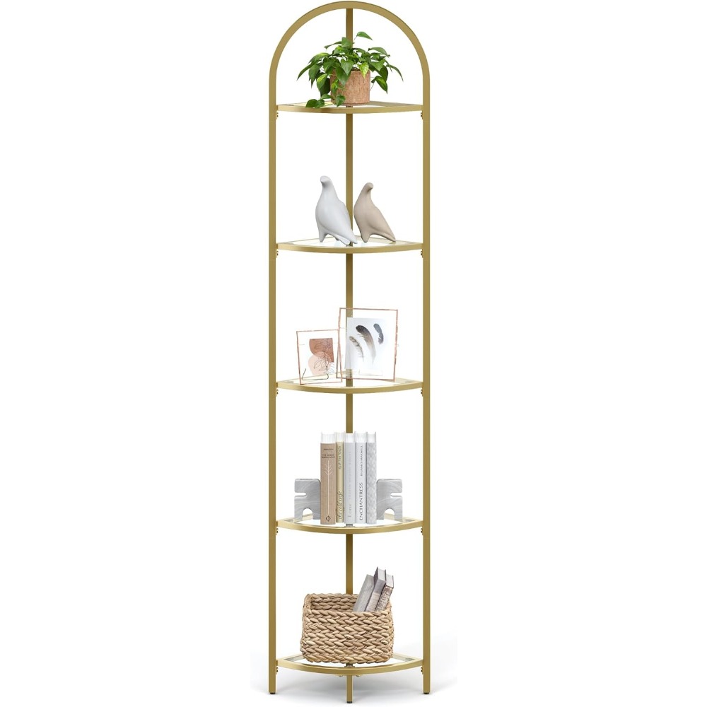 5-Tier Corner Shelf Stand, Cor - огляд і ціна Bookshelf 5 Tier