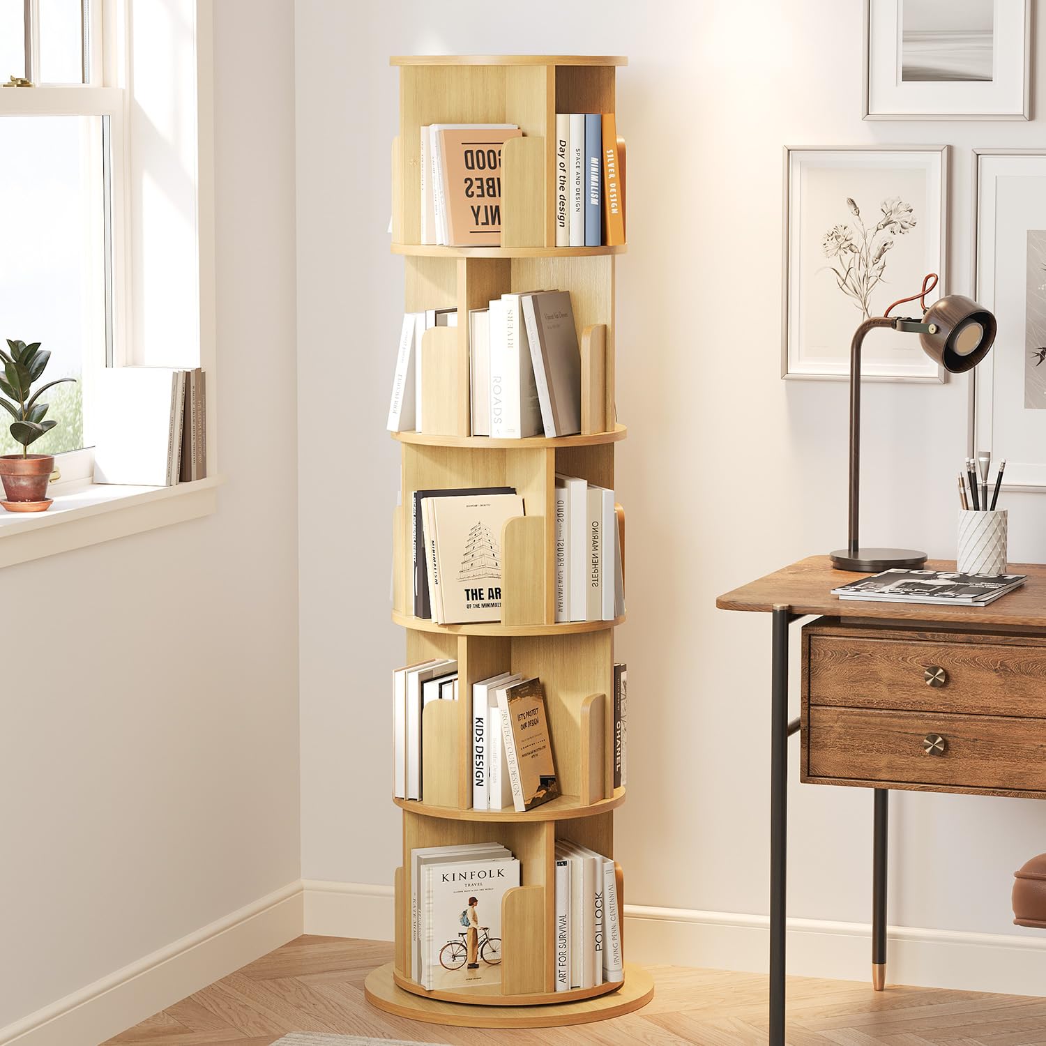 Baby Cabinet 5 Tall Tiers Floo - огляд і ціна Bookshelf 5 Tier