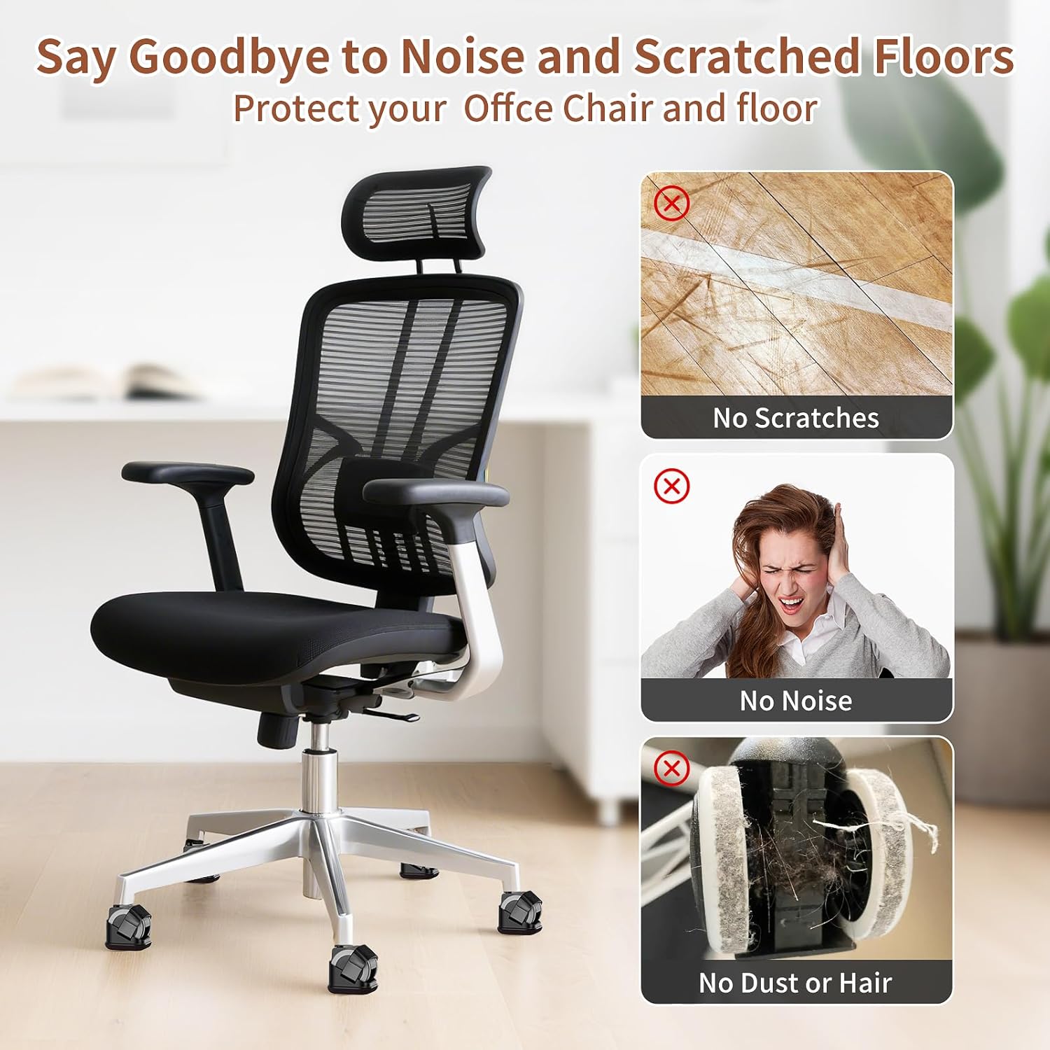5PCS Chair Leg Protectors Offi - огляд і ціна Office Furniture Installation