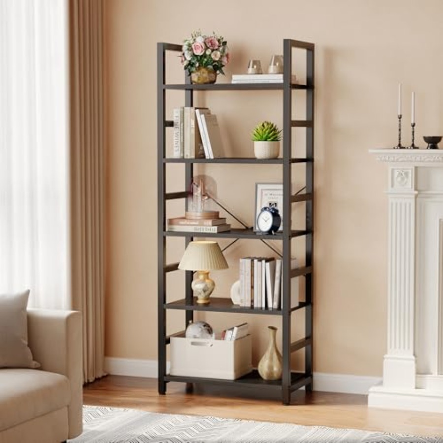 5-Tier Bookshelf, Modern Tall  - огляд і ціна Bookshelf 5 Tier