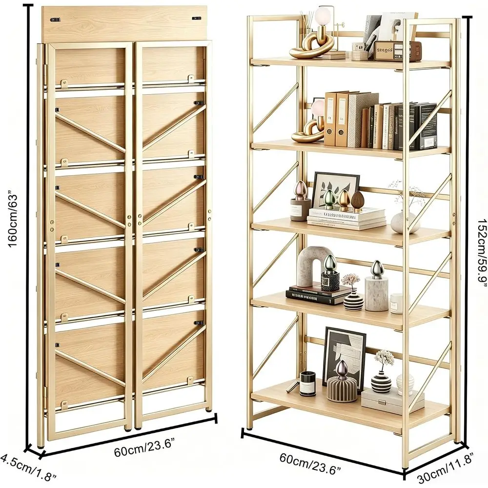 2-in-1 Convertible Bookshelf,  - огляд і ціна Bookshelf 5 Tier