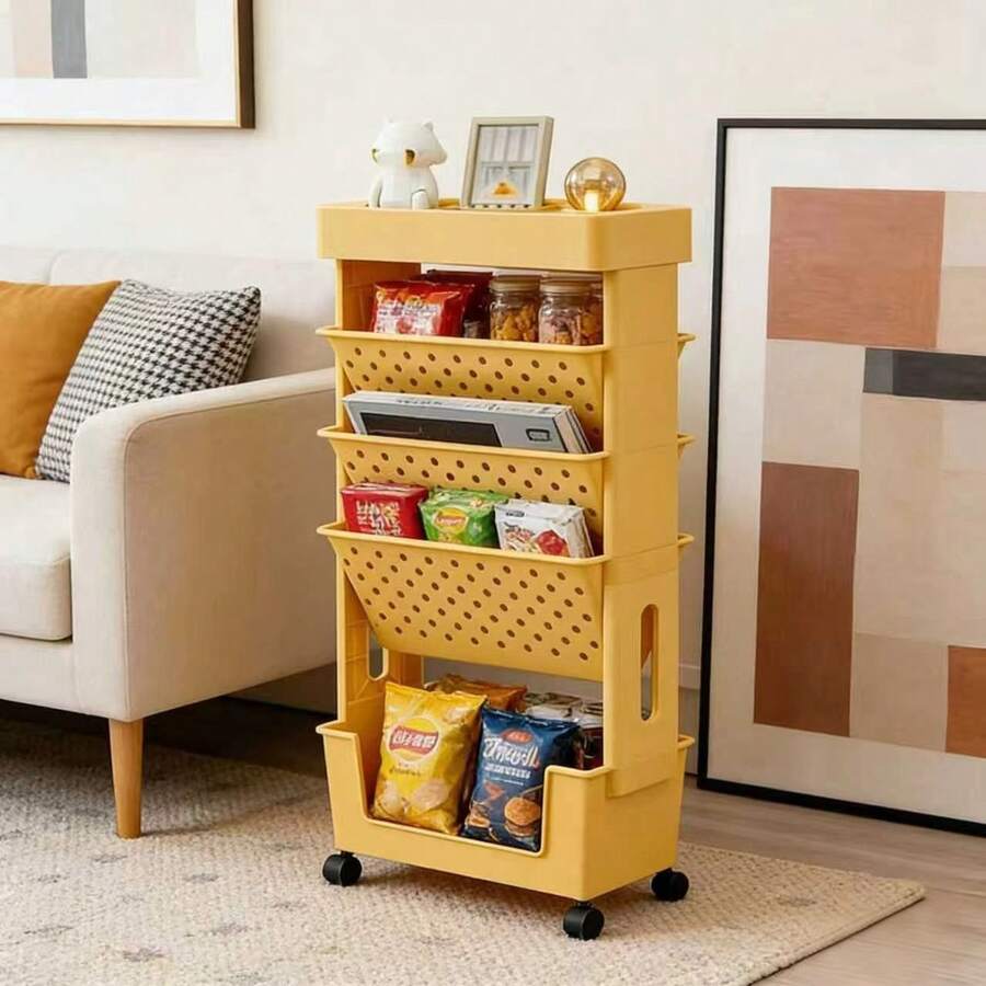 5-Tier Rolling Storage Cart Wi - огляд і ціна Bookshelf 5 Tier