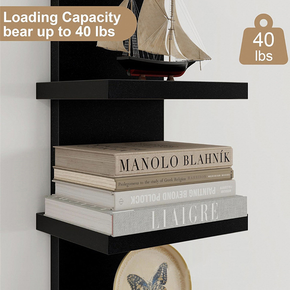 5 Tier Wall-Mounted Bookshelf  - огляд і ціна Bookshelf 5 Tier