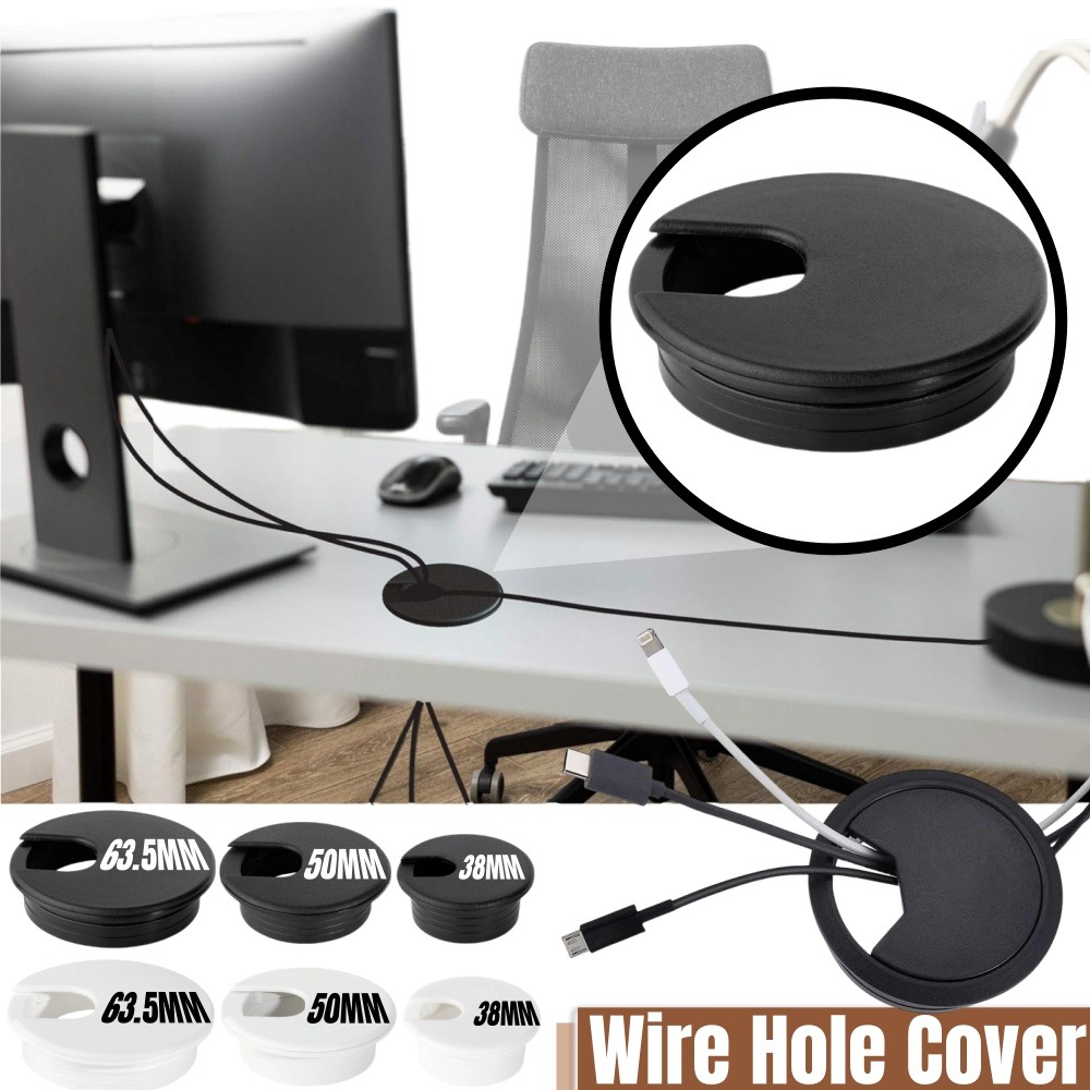 Plastic Wire Hole Cover 1.5/2/ - огляд і ціна Office Furniture Installation