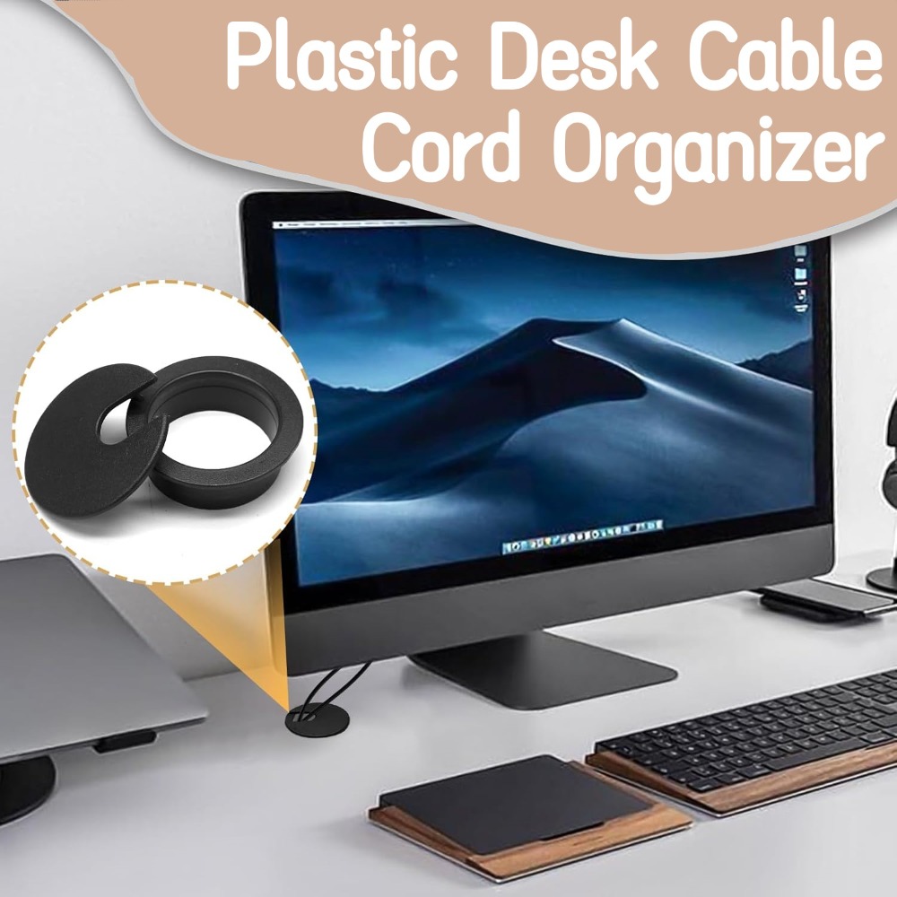 Plastic Wire Hole Cover 1.5/2/ - огляд і ціна Office Furniture Installation