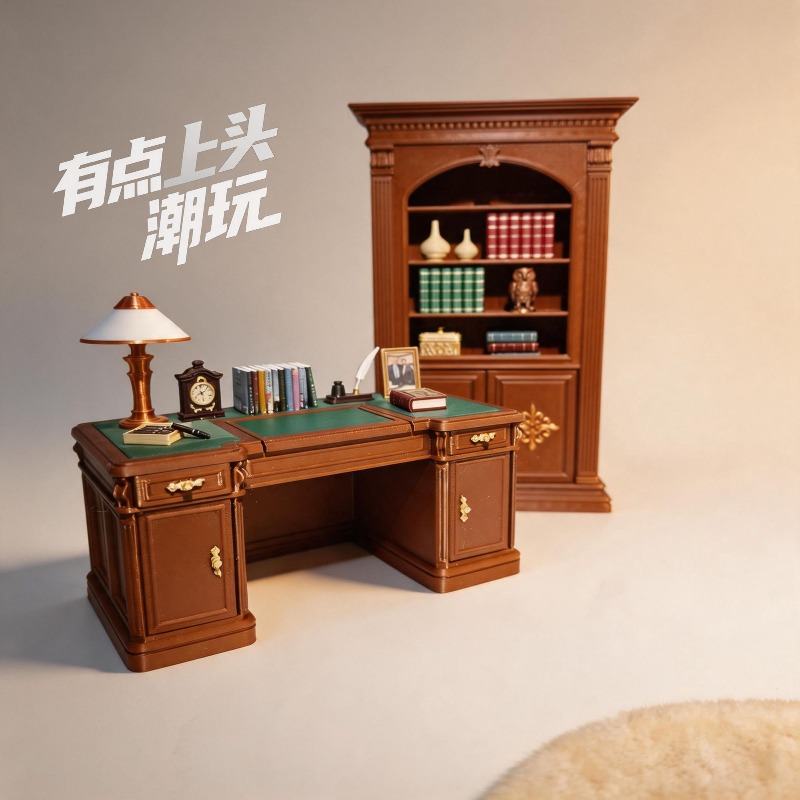 Original 1/12 Miniature Vintag - огляд і ціна Office Furniture Set