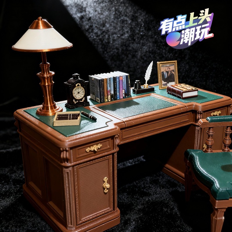 Original 1/12 Miniature Vintag - огляд і ціна Office Furniture Set