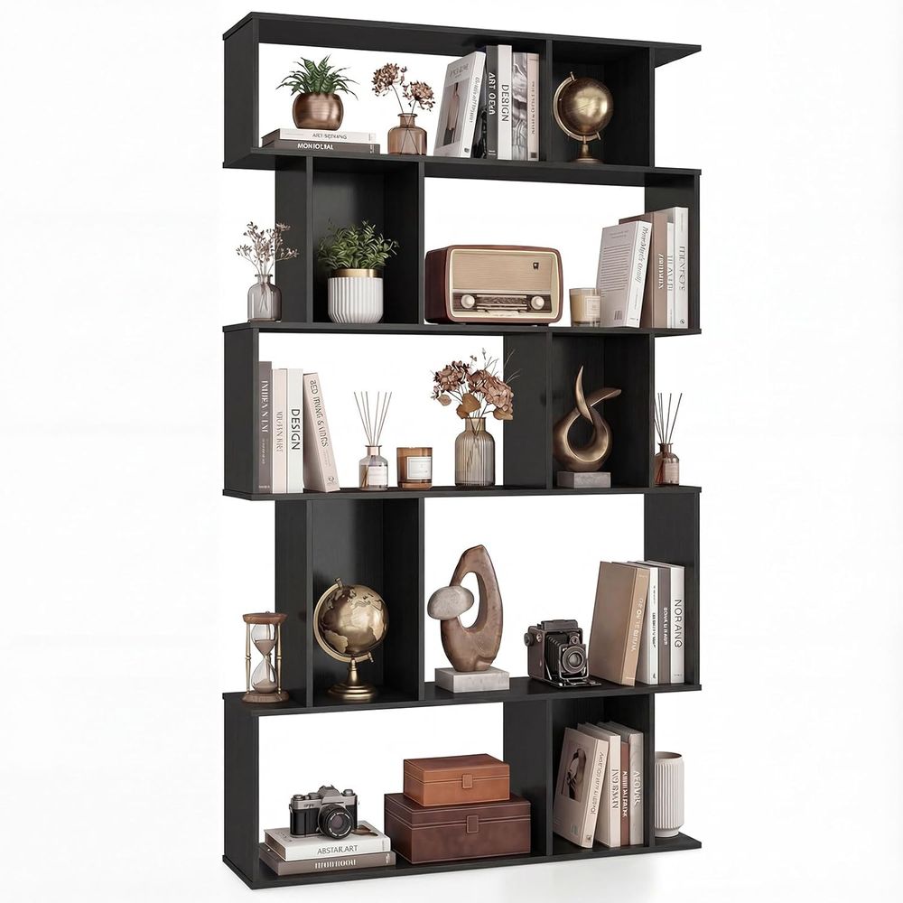 5-Tier, 10-Cube Bookshelf with - огляд і ціна Bookshelf 5 Tier