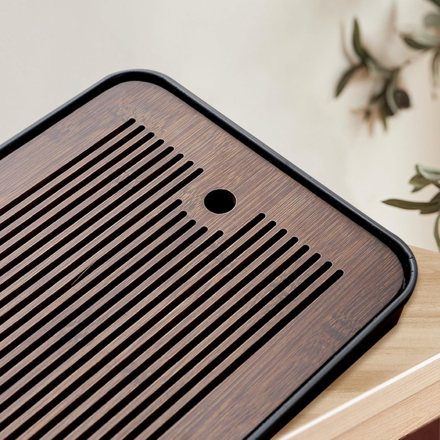 Natural Bamboo Tea Tray with H - огляд і ціна Office Furniture Set