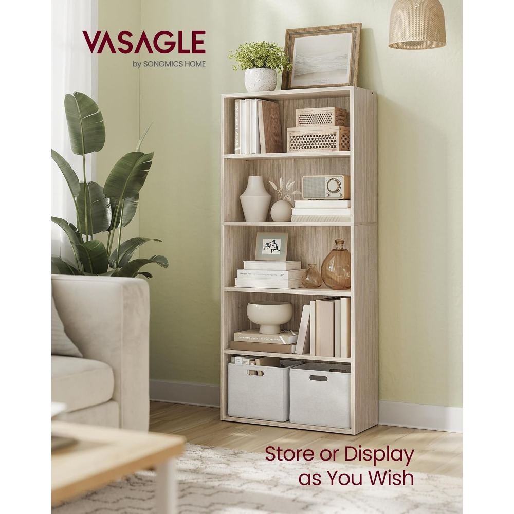 VASAGLE CUSTOS Collection - Bo - огляд і ціна Bookshelf 5 Tier